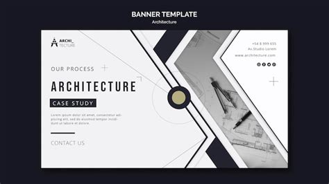 Free PSD | Architecture concept banner template