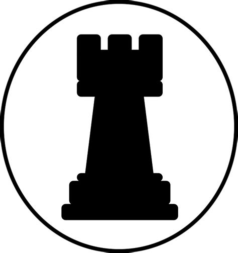 Rook Chess Piece Clipart - Large Size Png Image - PikPng