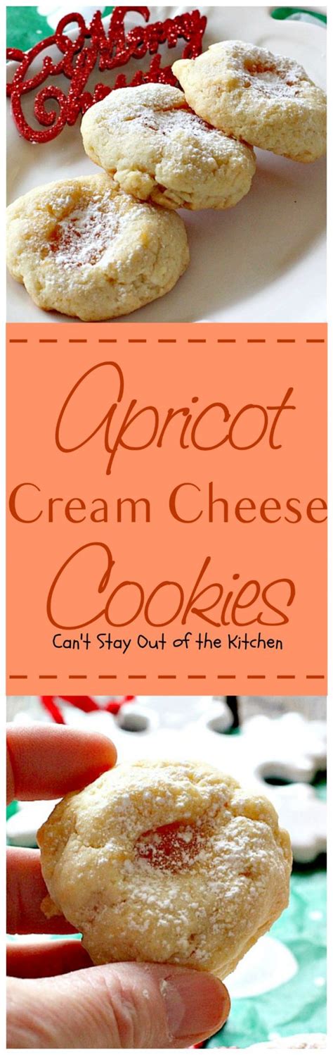 Apricot Cream Cheese Cookies – Can't Stay Out of the Kitchen