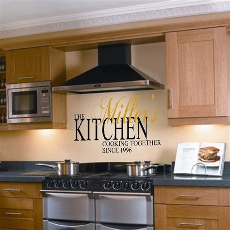 Custom Kitchen Quote Vinyl Wall Lettering Decor Sticky