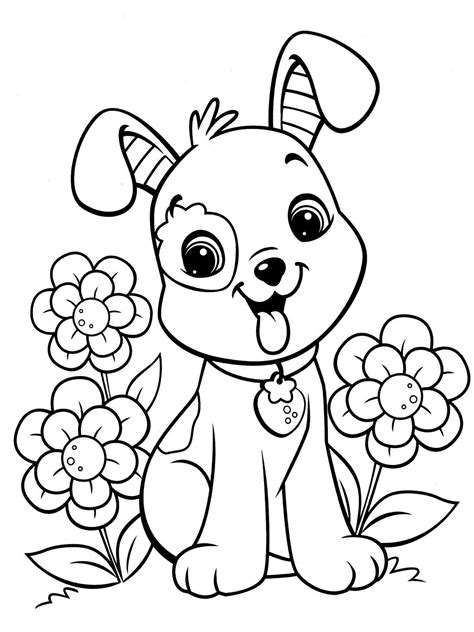 Baby Animals Cartoon Coloring Pages