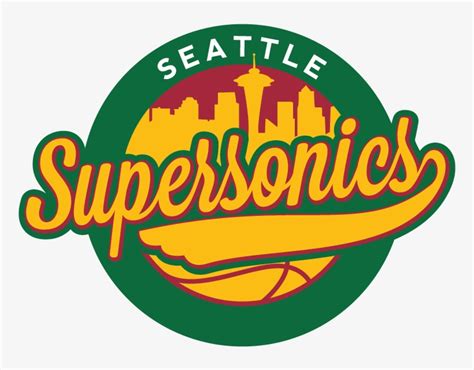 Jeremy Shape Seattle Supersonics Redesign Concept Transparent PNG ...