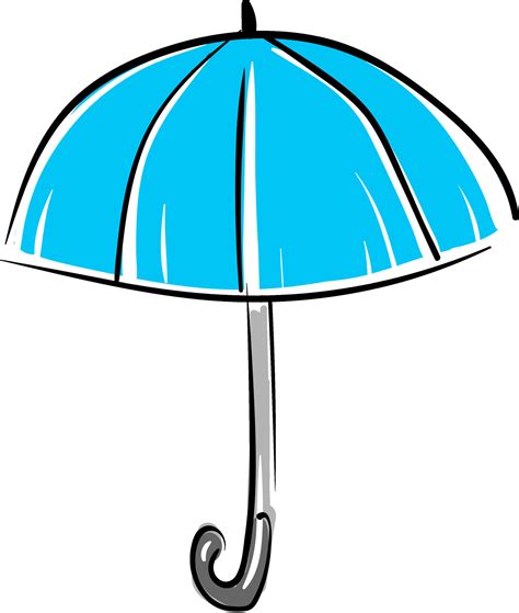 Illustration of a blue umbrella 34512248 Vector Art at Vecteezy