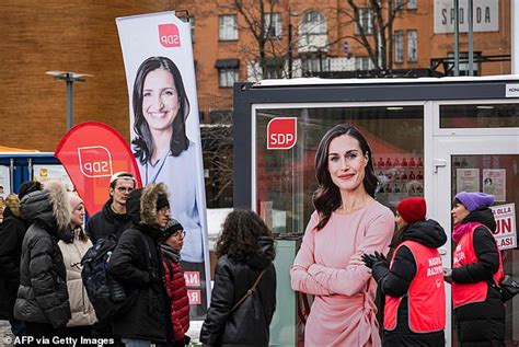 How Finland's 'rock star' leader Sanna Marin could lose tomorrow's general election | Daily Mail ...