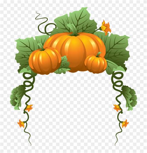 border pumpkin vine clipart - Clip Art Library - Clip Art Library