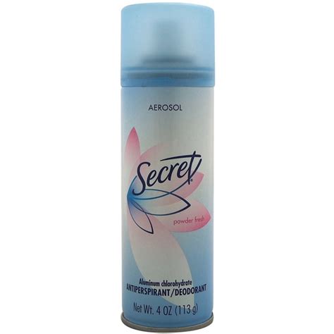 Secret Anti-Perspirant Deodorant Aerosol Spray Powder Fresh 4 oz (Pack of 2) - Walmart.com ...