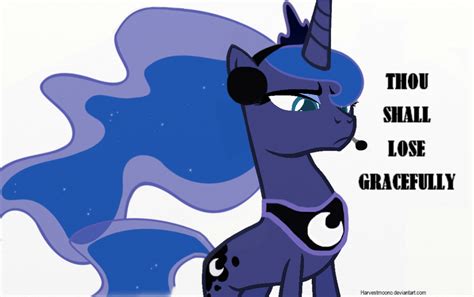 MLP Luna Gaming by HarvestMoonO on DeviantArt