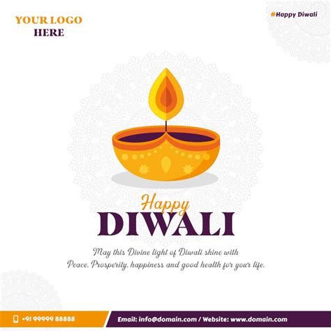 Corporate Happy Diwali Wishes Greetings template 2023