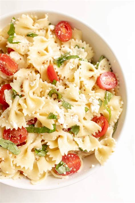 Light and Easy Pasta Salad Recipe | Bow Tie Pasta Salad | Julie Blanner