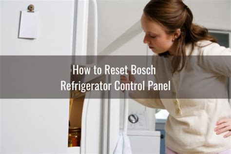 How to Reset Bosch Refrigerator - Ready To DIY