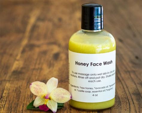 Honey Face Wash - Organic Face Wash - Organic Facial Cleanser - Natural Face Wash - Sensitive ...