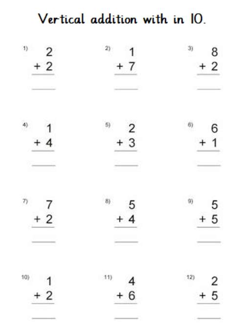 Math Addition Worksheet | Worksheets Worksheets - Worksheets Library