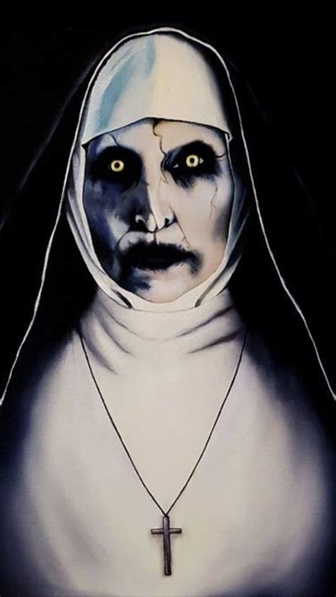 Nun crack face, horror, scary, face, nun, crack face, HD phone wallpaper | Peakpx