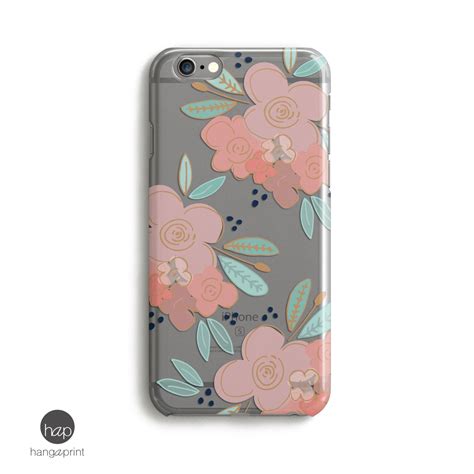 Iphone X Floral Case Iphone 8 Case Clear Roses Iphone 8 Case - Etsy