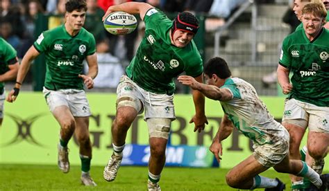 Ireland beat South Africa to book World Rugby U20 Championship final spot