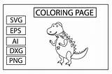 Coloring Page Dinosaur Vector Graphic By Alteasart · Creative Fabrica sketch template
