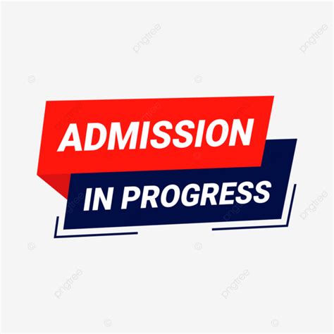 Admission In Progress Banner Vector, Admission In Progress, Banner ...