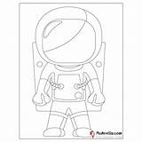 Astronaut Coloring Page sketch template