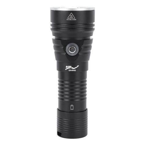 Scuba Diving Flashlight 3000LM IPX8 Waterproof Dive Light Underwater 328ft LED Underwater ...