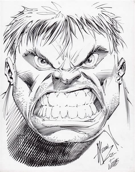 Hulk Drawing Face at GetDrawings | Free download