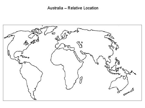 Australia Relative Location Australia Political and Physical Features