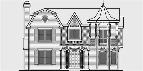 Unique Victorian Classic TV Munster House Plan