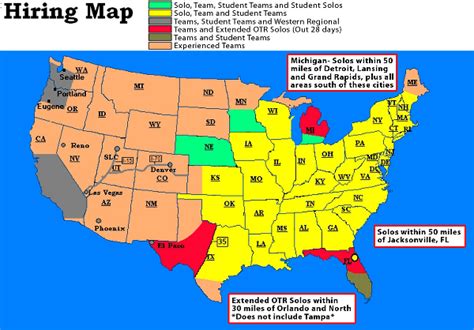 Us Xpress Terminal Locations Map