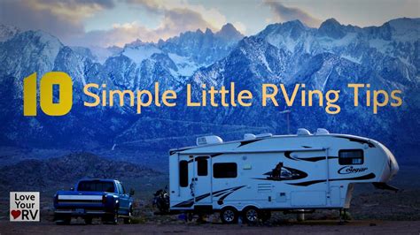 10 Helpful RVing Tips and Tricks | Rving, Rv camping checklist, Camping ...