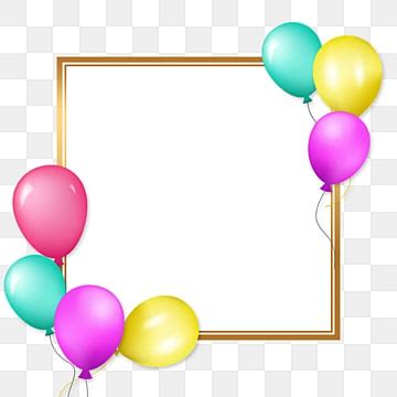 free balloon clipart border - Gene Culp