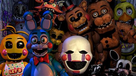 FNAF 2 All Animatronics attack - YouTube