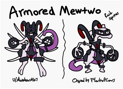 Armored Mewtwo Raid Guide, HD Png Download - kindpng