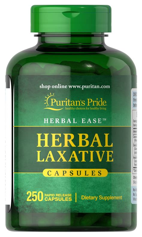 Herbal Laxative, 250 Capsules (2183) | Puritan's Pride