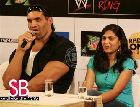 Khali with wife - The Great Khali Fan Art (30340636) - Fanpop