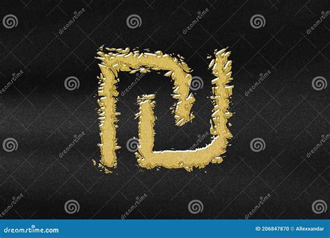 Israeli Shekel, ILS Shekel Currency, Monetary Currency Symbol Stock Illustration - Illustration ...