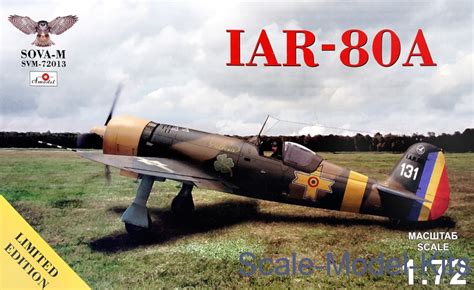 Sova Model - IAR-80A, Limited Edition - plastic scale model kit in 1:72 ...