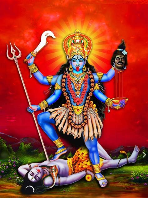 Bhadrakali Goddess in 2021 | Lord shiva painting, Goddess, Kali