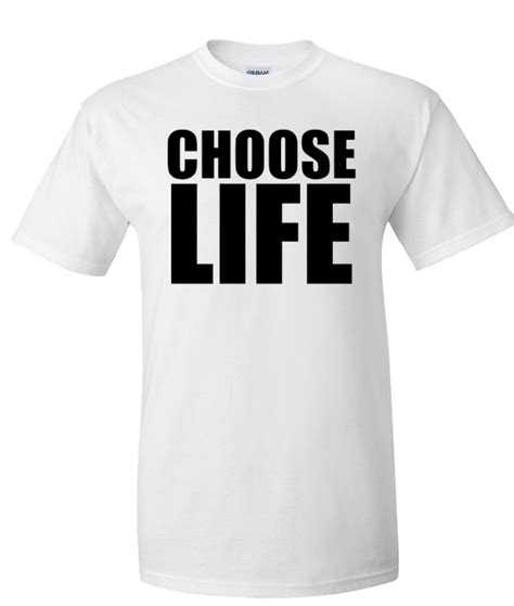 Choose Life / Wham Logo Graphic T Shirt – Supergraphictees