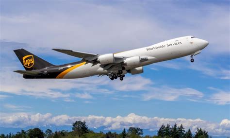 UPS receives 12th 747-8F and celebrates 50th anniversary of the Queen ...