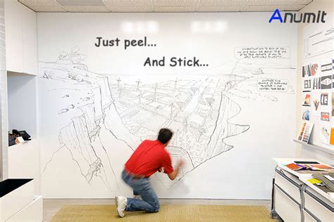 Amazon.com : Dry Erase Wall Decal, Anumit Self-Adhesive Wall Sticker ...