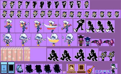 The Spriters Resource - Full Sheet View - Deltarune Customs - Spamton ...