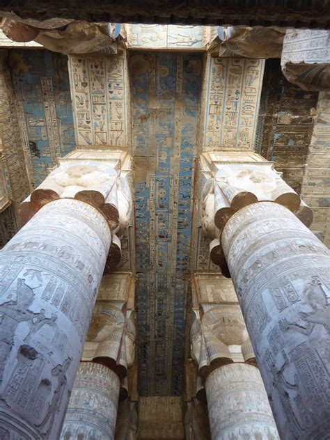 Ceiling, Dendera Temple | The ceiling of the Hypostyle Hall … | Flickr