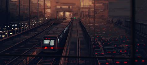 ArtStation - Subway Line