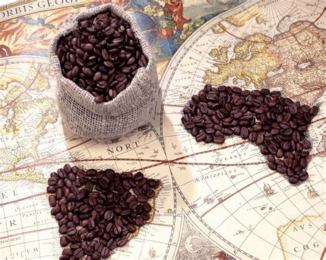 3840x2160 resolution | bunch of coffee beans, map, coffee beans, South America, Africa HD ...