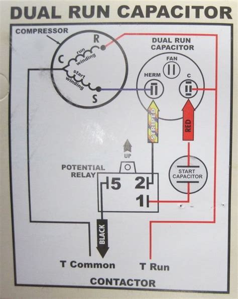 Air Conditioner Dual Capacitor Wiring