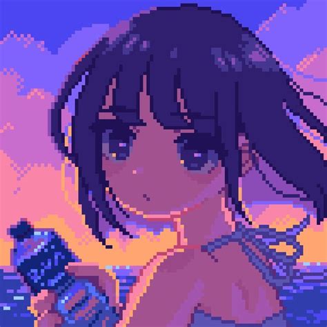 ななみ雪 (@yuki77mi) on X | Cool pixel art, Anime pixel art, Pixel art design