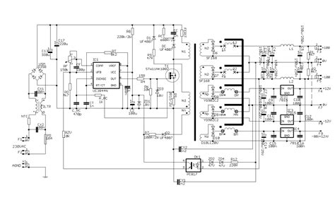 2X100V 500W Audio Amplifier SMPS Power Supply switchmode uc3844 2x100v smps circuit schematic ...