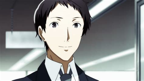 Adachi's episodes in P4GA broke my heart. I mean look how happy he is! Persona 4 the Golden ...