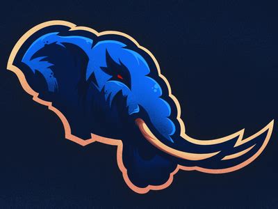 Elephant concept logo by Denis Yudin on Dribbble