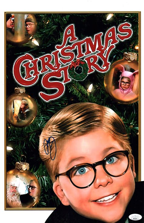 Peter Billingsley A Christmas Story 11x17 Signed Photo Poster JSA COA