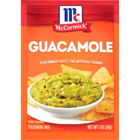 McCormick Guacamole Seasoning Mix, 1 oz - Walmart.com